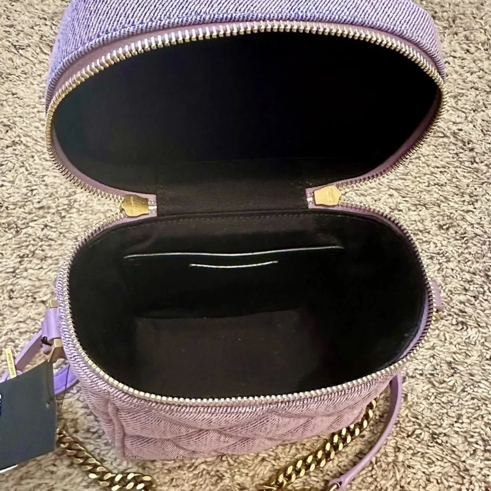 ❤️❤️SOLD❤️❤️YSL 80S Lilac Denim Vanity Crossbody - Picture 6 of 6